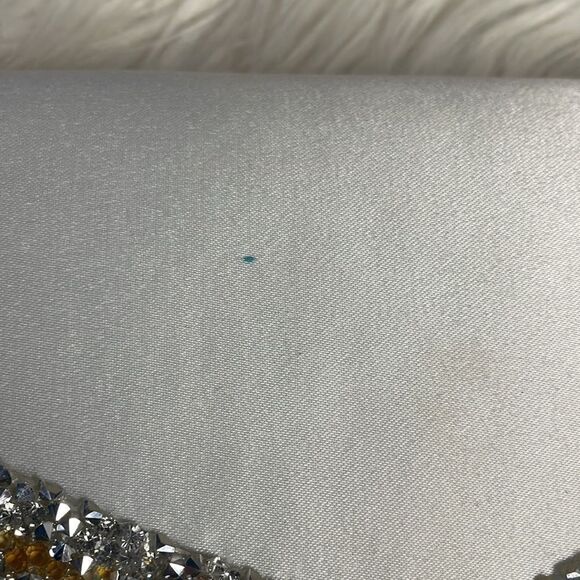 Vintage White Evening Clutch Bag - Picture 6 of 8